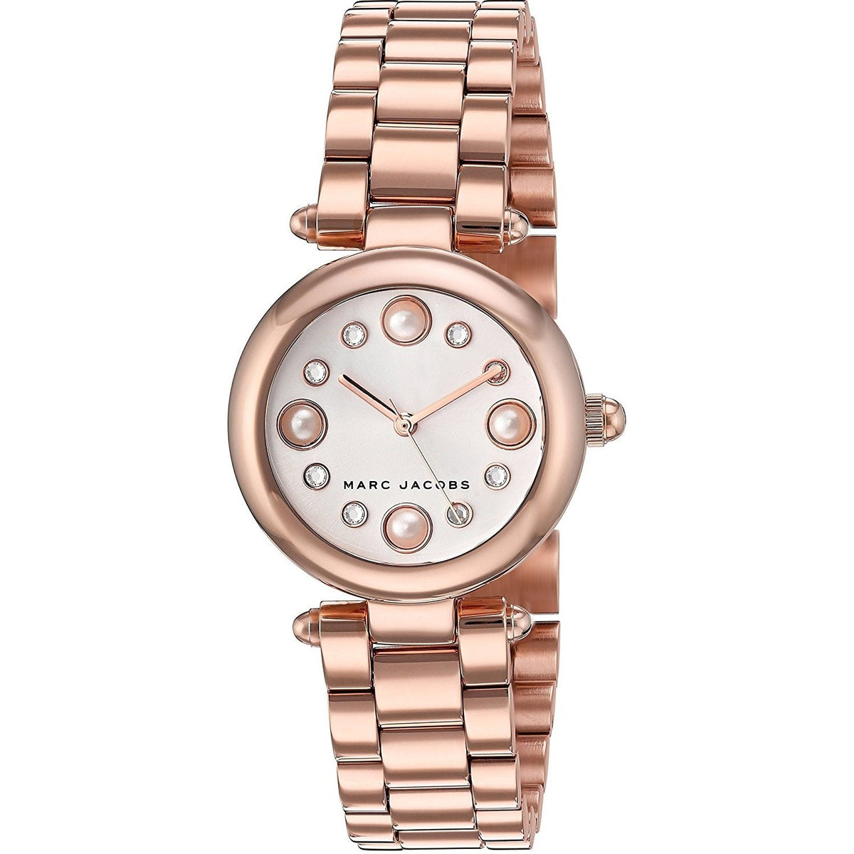 Marc Jacobs Women's MJ3520 Dotty Crystal Rose-Tone Stainless Steel Watch
