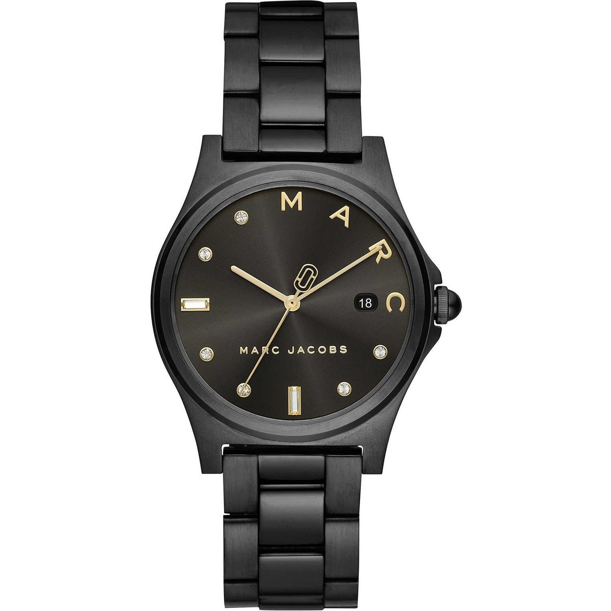 Marc Jacobs Women's MJ3601 Henry Black Stainless Steel Watch