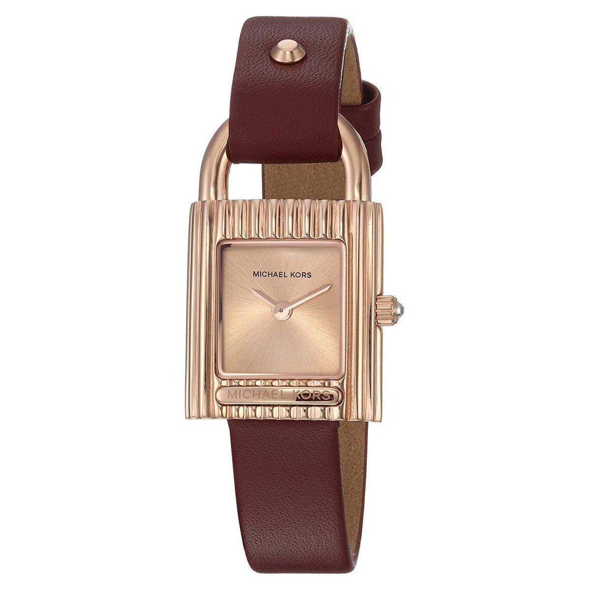 Michael Kors Women's MK2694 Isadore Burgundy Leather Watch