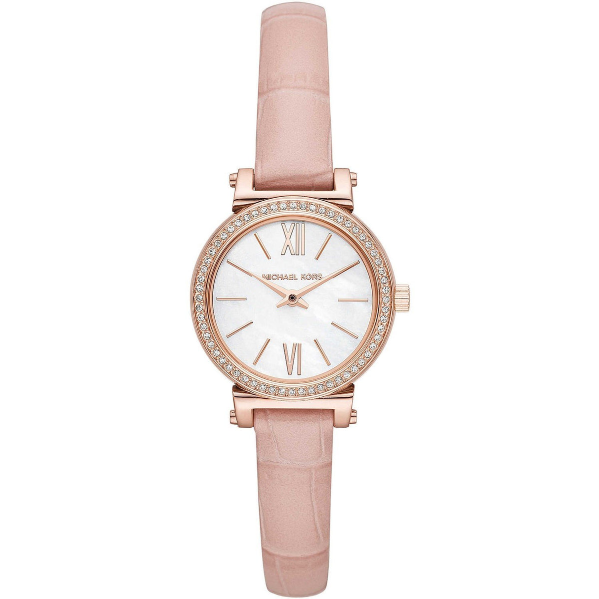 Michael Kors Women's MK2715 Sofie Pink Leather Watch