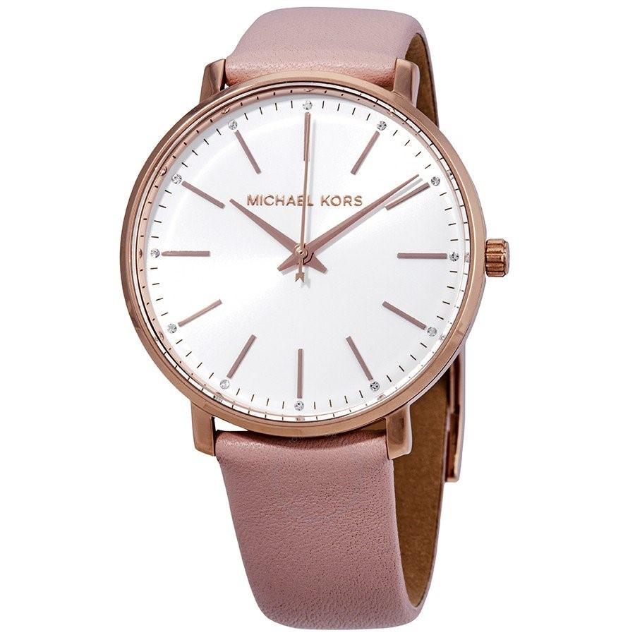 Michael Kors Women's MK2741 Pyper Pink Leather Watch