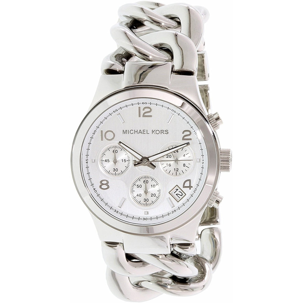 Michael Kors Women&#39;s MK3149 Runway Twist Chronograph Stainless Steel Watch