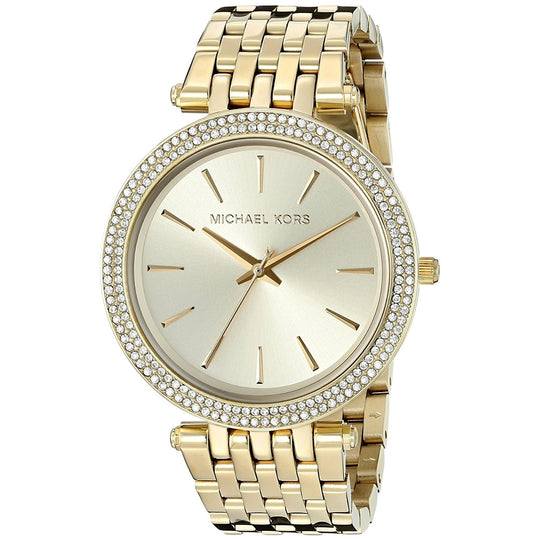Michael Kors Women's MK3191 Darci Crystal Gold-Tone Stainless Steel Watch