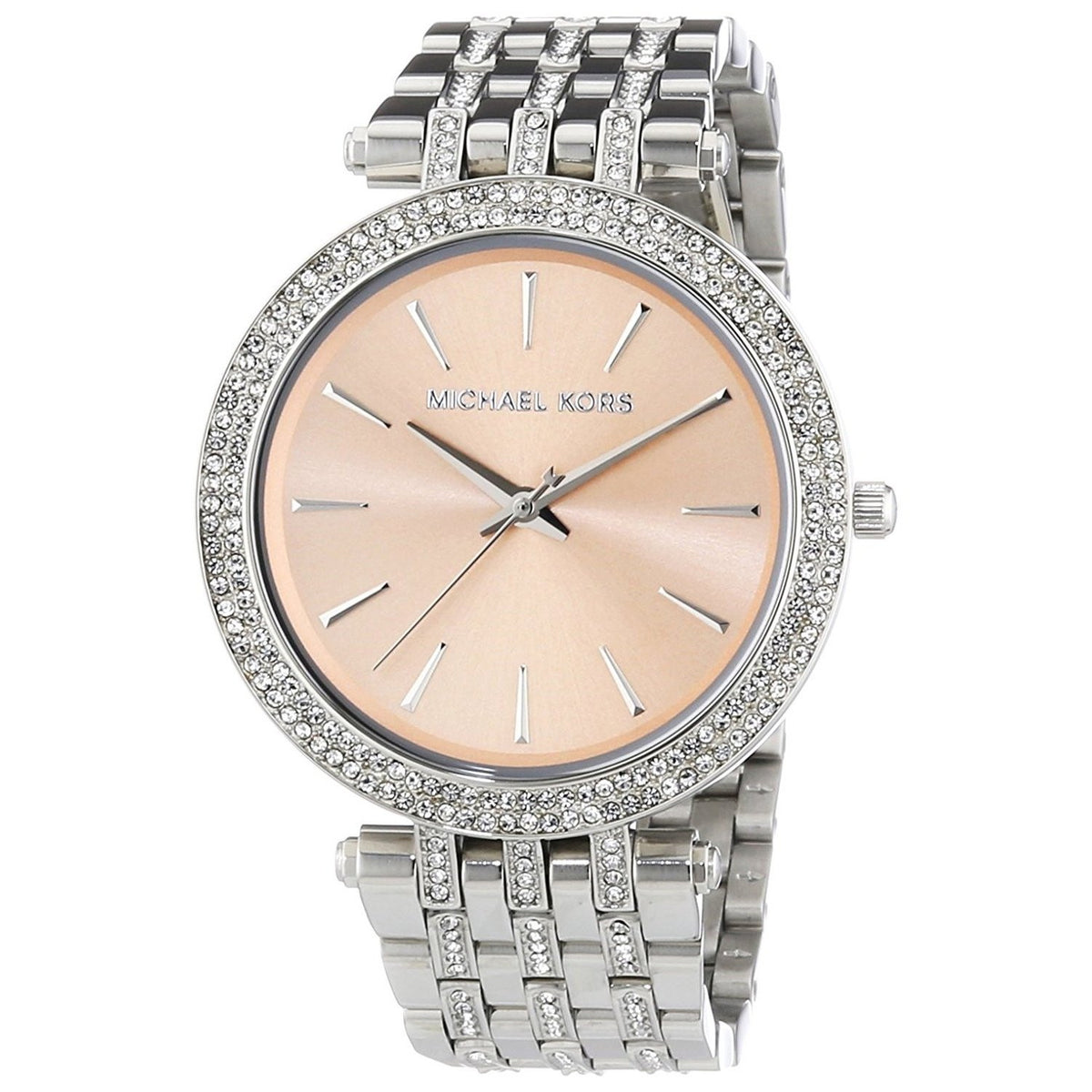 Michael Kors Women&#39;s MK3218 Darci Crystal Stainless Steel Watch