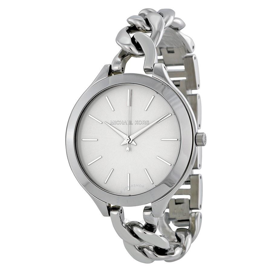 Michael Kors Women's MK3279 Slim Runway Stainless Steel Watch