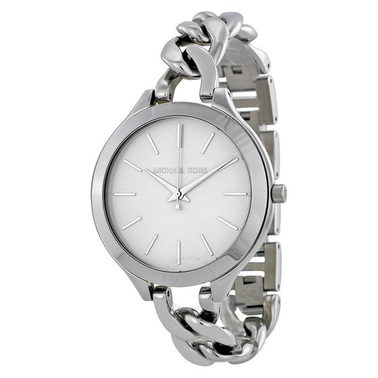 Michael Kors Women's MK3279 Slim Runway Stainless Steel Watch