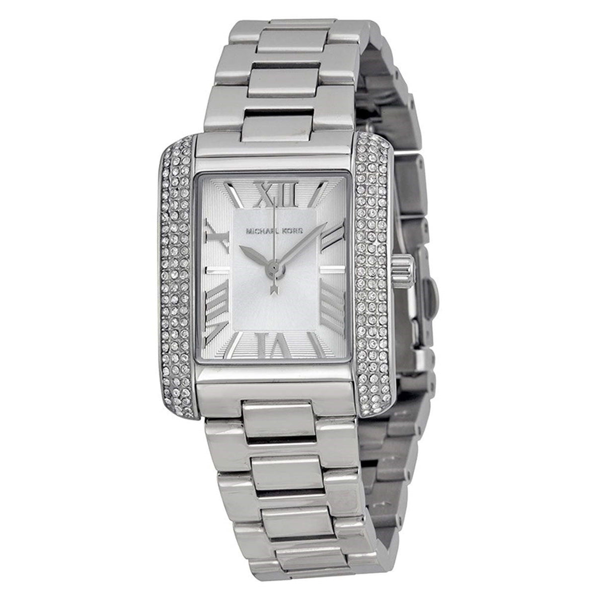 Michael Kors Women's MK3289 Mini Emery Crystal Stainless Steel Watch