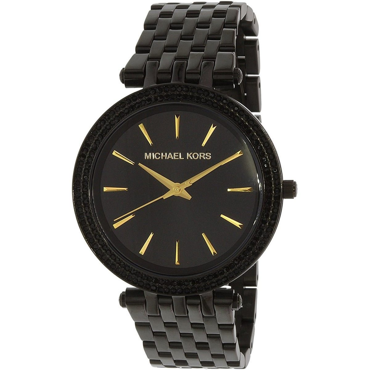 Michael Kors Women&#39;s MK3337 Darci Crystal Black Stainless Steel Watch