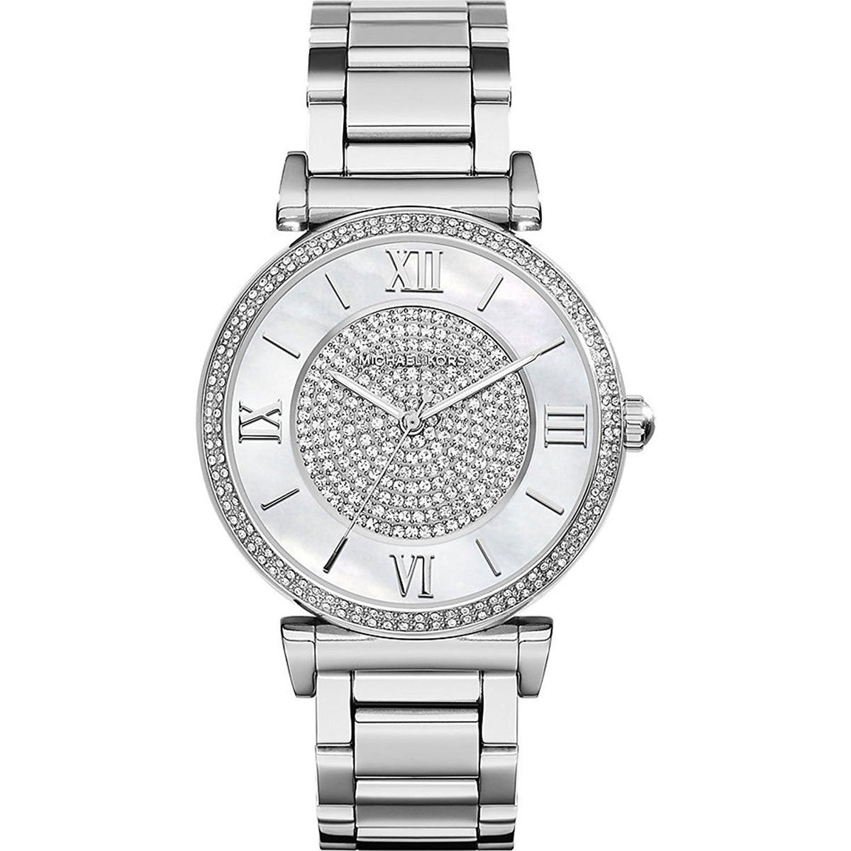 Michael Kors Women's MK3355 Catlin Crystal Stainless Steel Watch