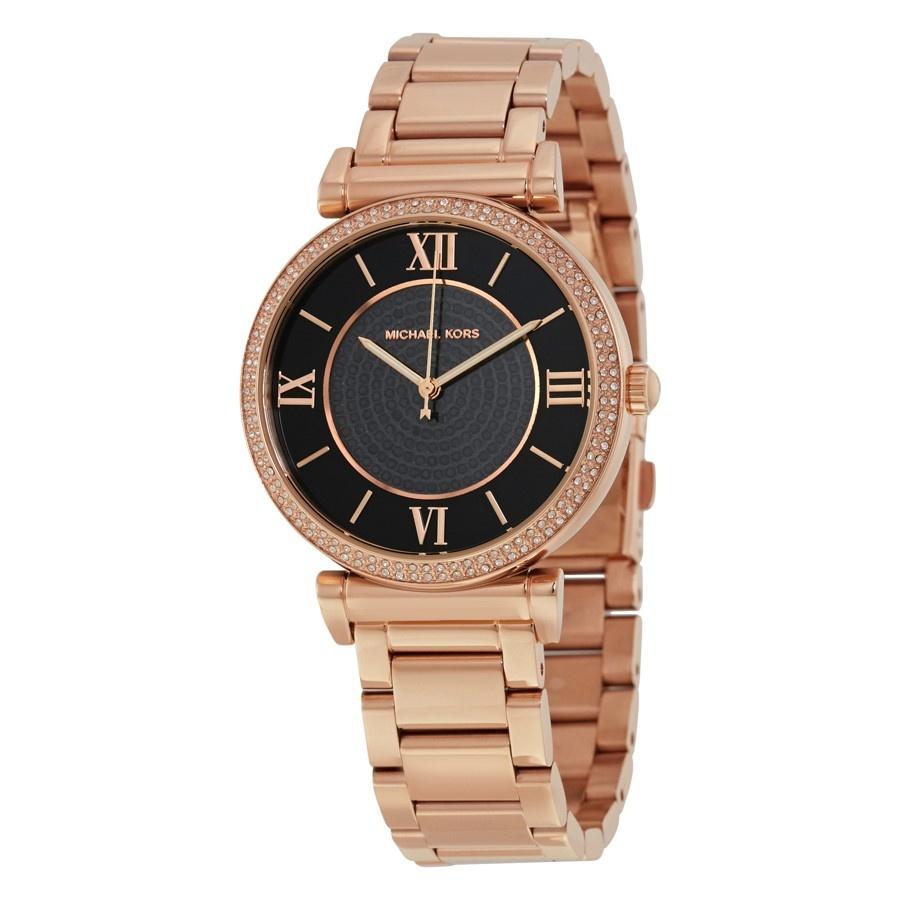 Michael Kors Women's MK3356 Catlin Rose-Tone Stainless Steel Watch