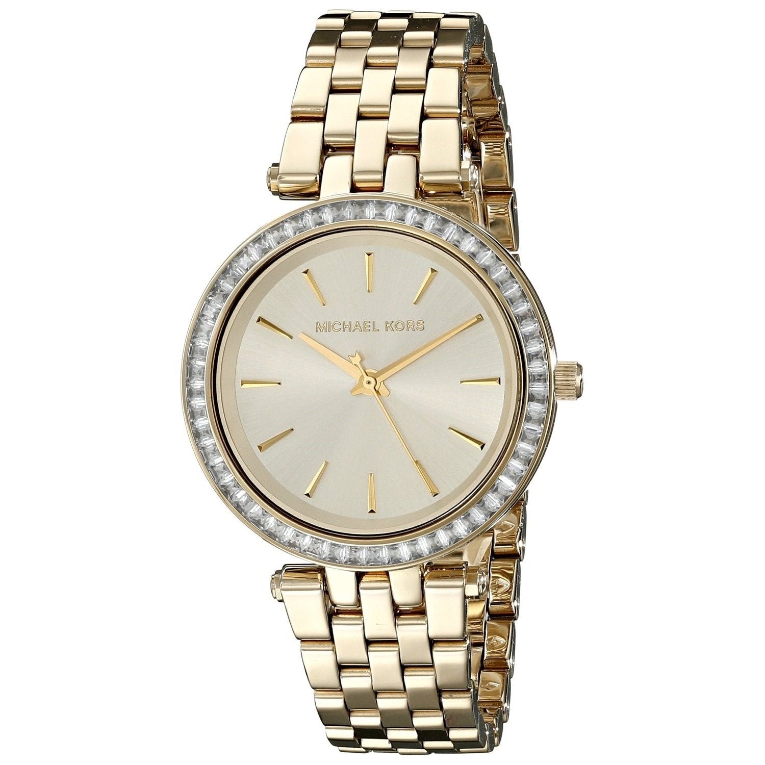 Michael Kors Gold Mini Darci MK3365 gold-tone crystal embellished face Michael Kors Ladies Watch Darci Mini MK3365 | Watches Prime main image 3