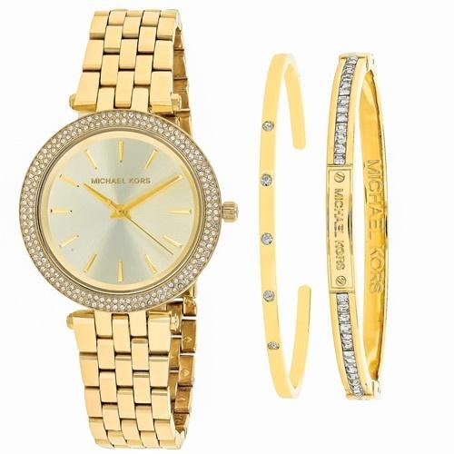 Michael Kors Women&#39;s MK3430 Mini Darci Gold-Tone Stainless Steel Watch