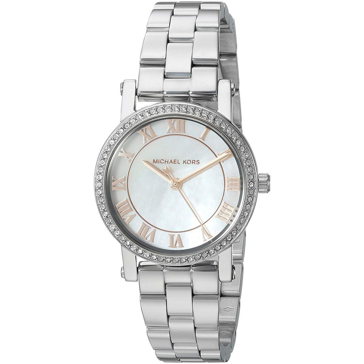 Michael Kors Women's MK3557 Petite Norie Crystal Stainless Steel Watch
