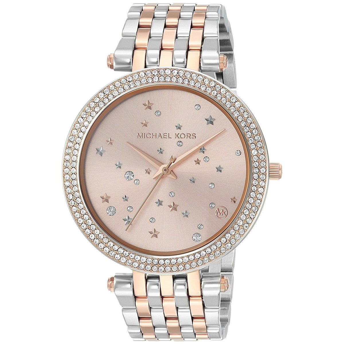 Michael Kors Women&#39;s MK3726 Darci Stars Crystal Two-Tone Stainless Steel Watch