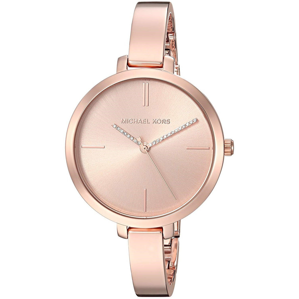 Michael Kors Women's MK3735 Jaryn Crystal Rose-Tone Stainless Steel Watch