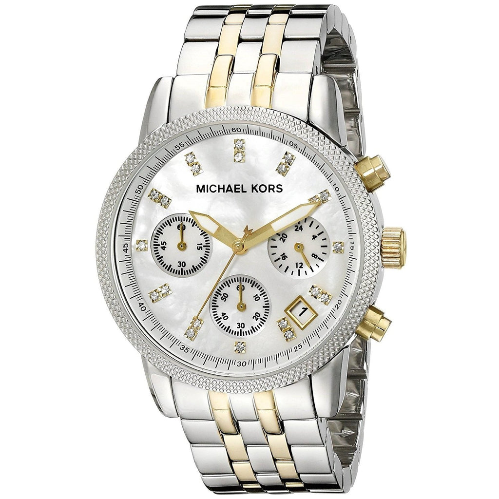 Women's michael kors chronograph watch hotsell