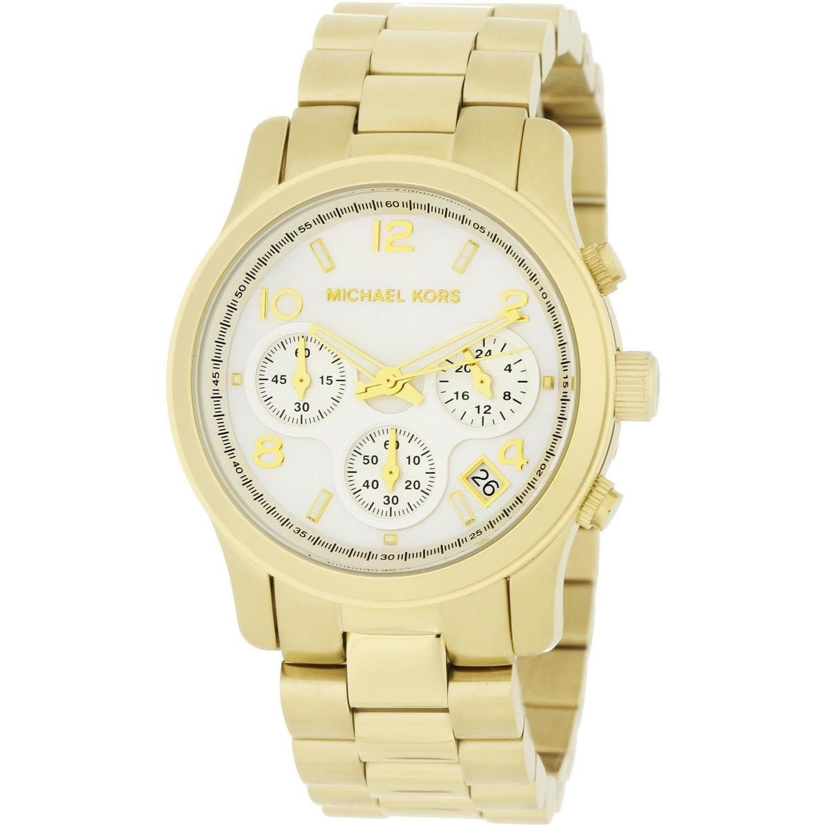 Michael Kors Women's MK5305 Classic Chronograph Gold-Tone Stainless Steel Watch