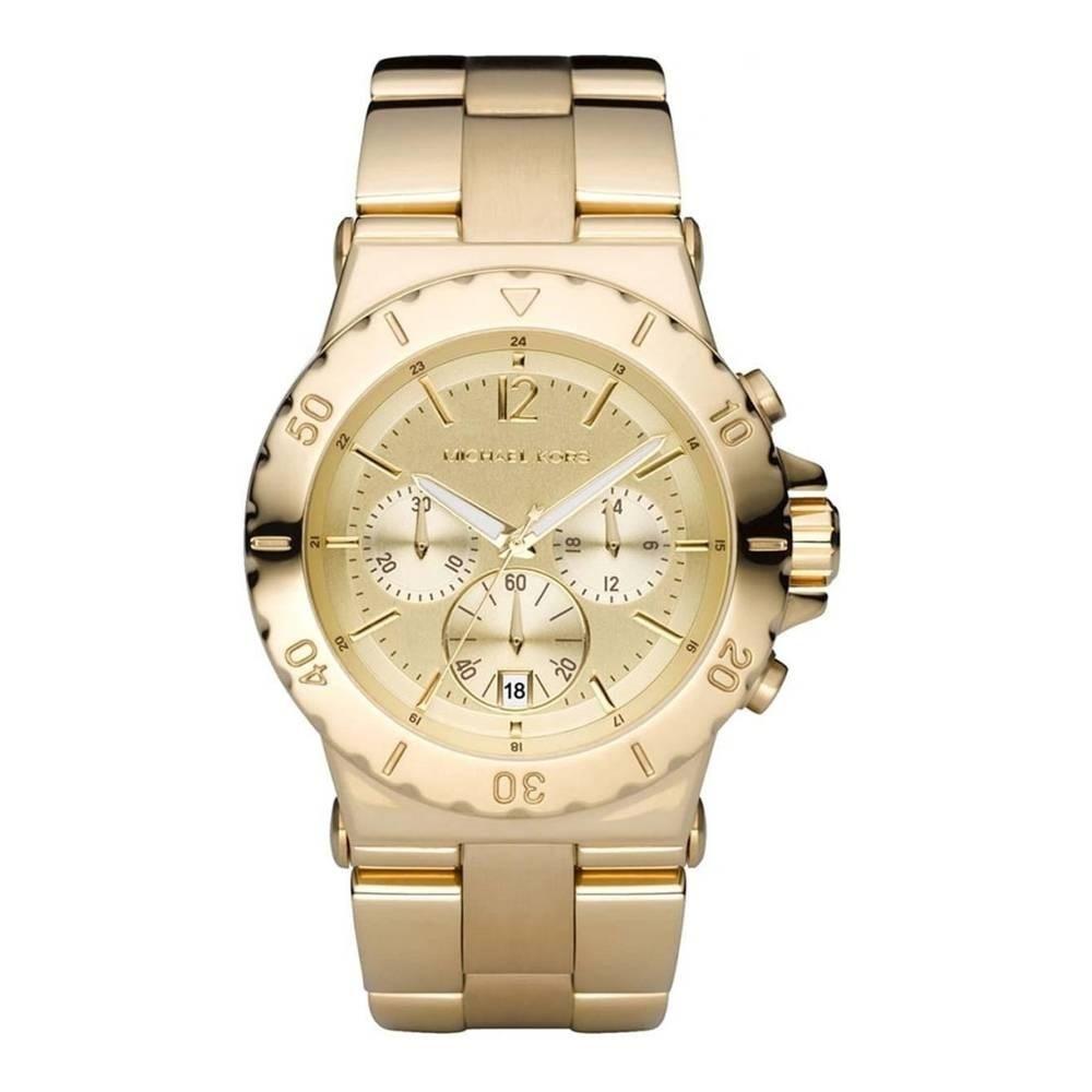 Michael Kors Women's MK5313 Chronograph Chronograph Gold-tone Stainless Steel Watch