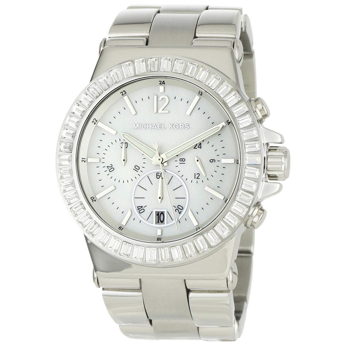Michael Kors Women&#39;s MK5411 Chronograph Crystal Stainless Steel Watch