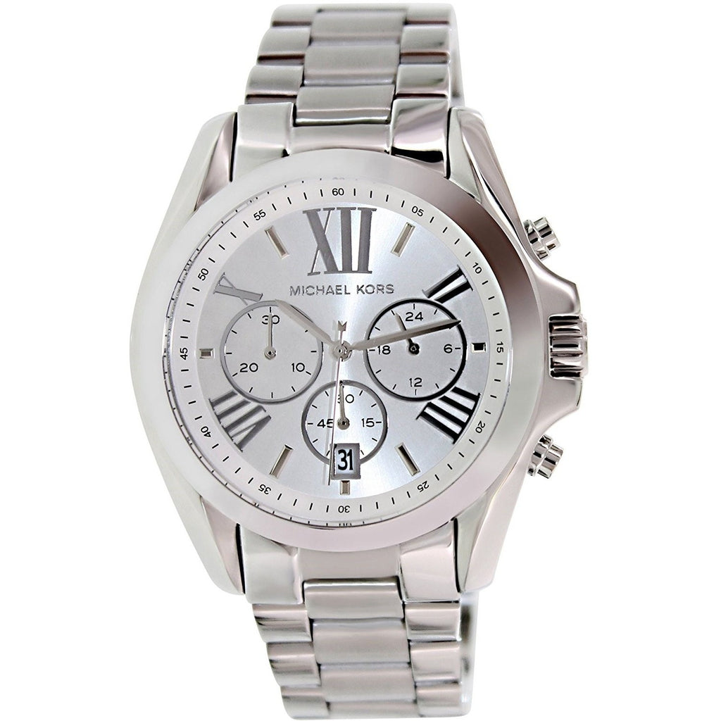 MICHAEL KORS クロノグラフ MK5625 ホワイトシェル｜レディース