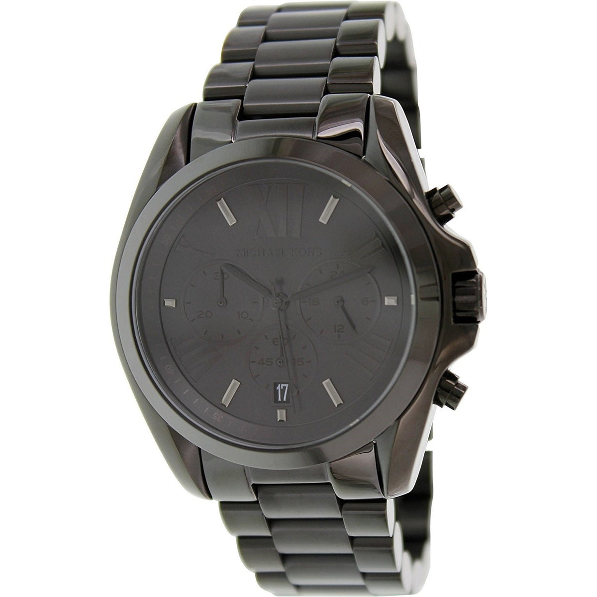 Michael Kors Unisex MK5550 Bradshaw Chronograph Black Stainless Steel Watch