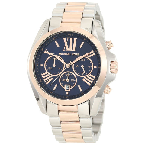 Michael Kors Women's MK5606 Bradshaw Chronograph Two-Tone Stainless Steel Watch