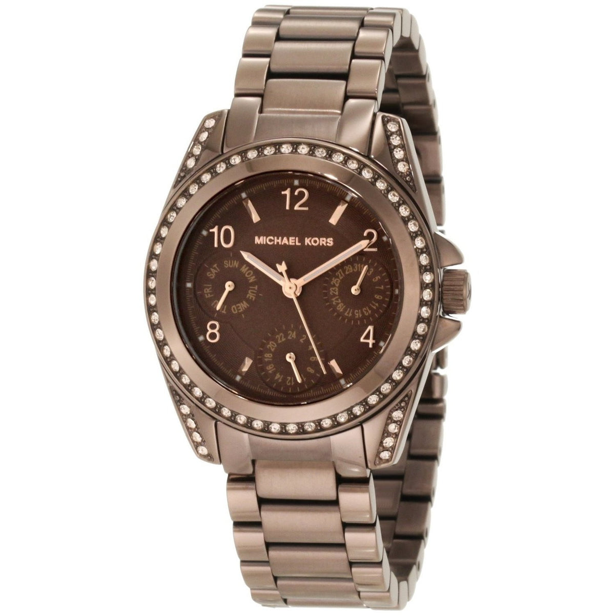 Michael Kors Women's MK5607 Chronograph Brown Stainless Steel Watch