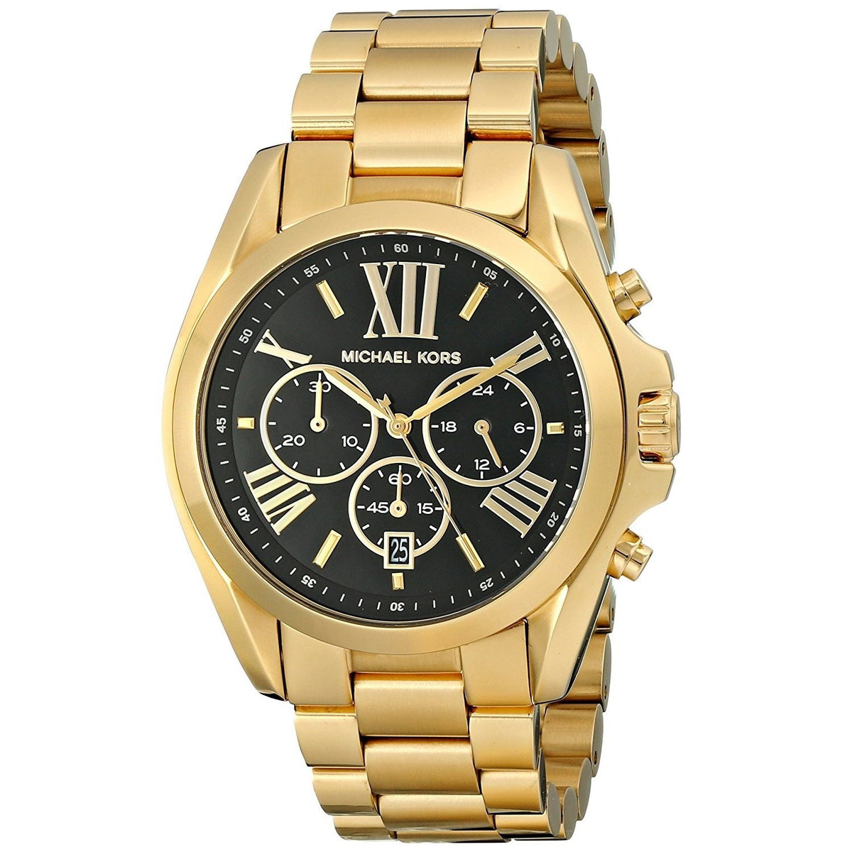 Michael Kors Women&#39;s MK5739 Bradshaw Chronograph Gold-Tone Stainless Steel Watch