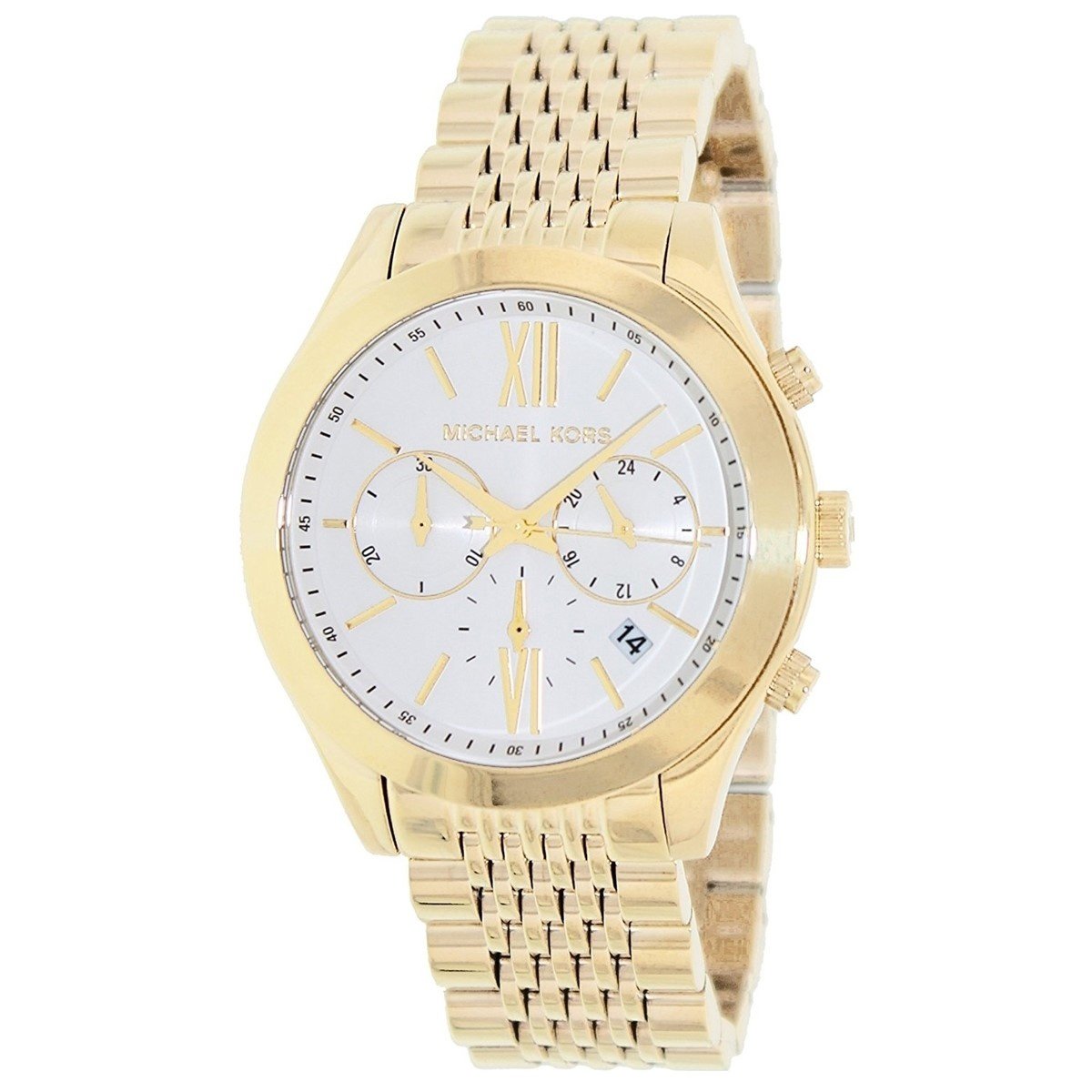 Michael Kors Women's MK5762 Brookton Chronograph Gold-Tone Stainless Steel Watch