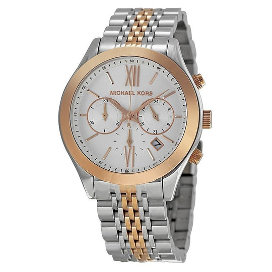 Michael Kors Women's MK5763 Brookton Chronograph Two-Tone Stainless Steel Watch