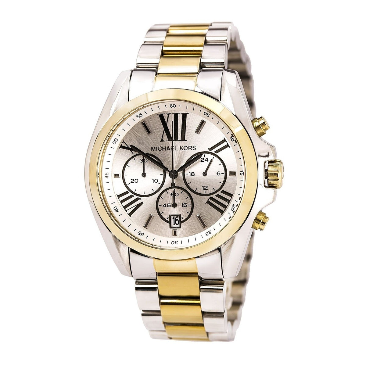 Michael Kors Women's MK5855 Runway Chronograph Two-Tone Stainless Steel Watch