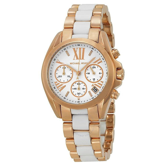 Michael Kors Women's MK5907 Bradshaw Chronograph Two-Tone Stainless Steel Watch