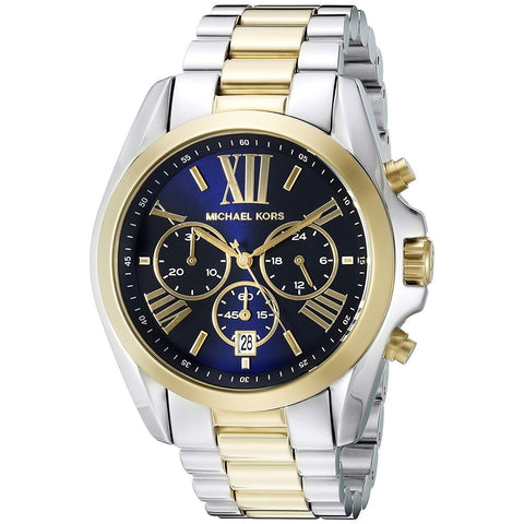 Michael Kors Women's MK5976 Bradshaw Chronograph Two-Tone Stainless Steel Watch