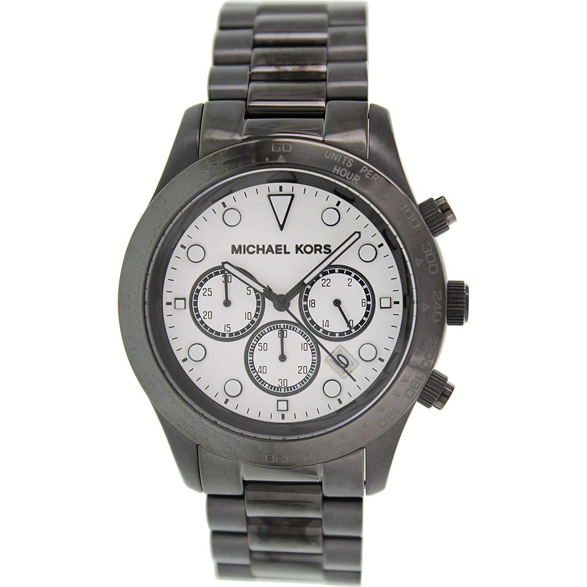 Michael Kors Men's MK6083 Layton Chronograph Black Stainless Steel Watch