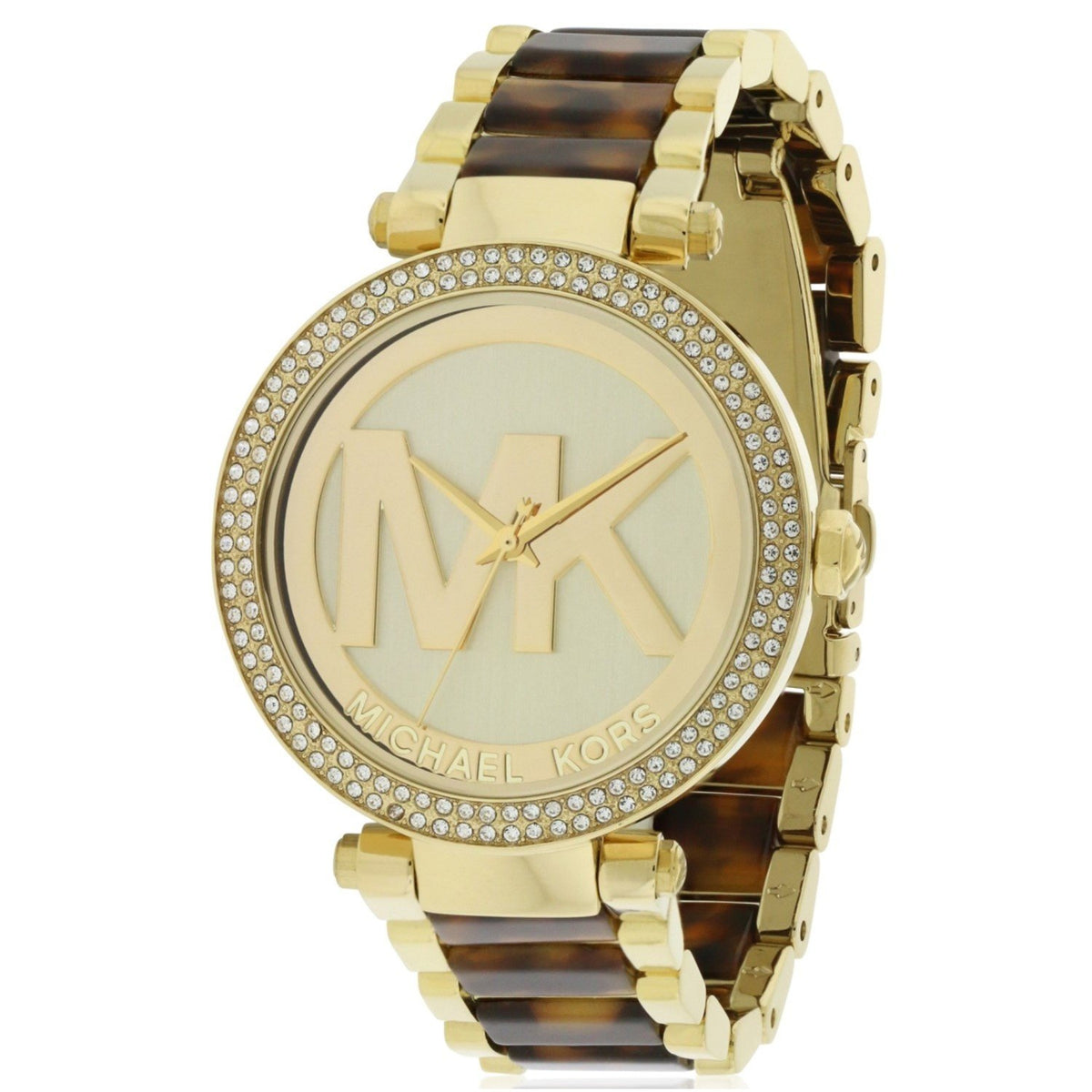 Michael Kors Women's MK6109 Parker Crystal Two-Tone Stainless Steel Watch