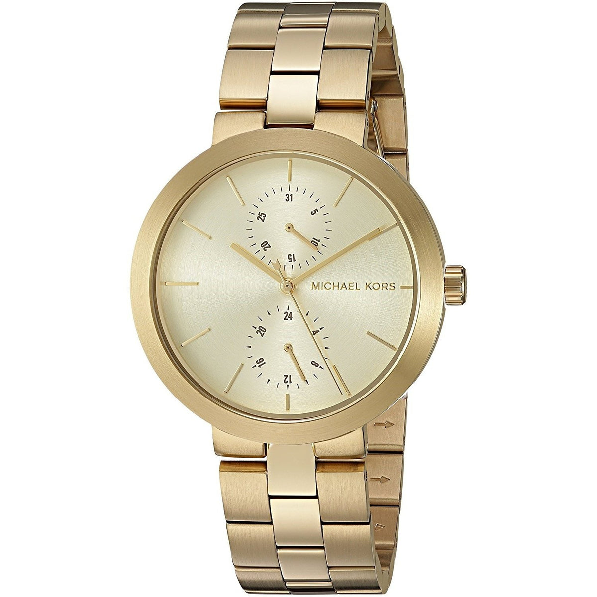 Michael Kors Women's MK6408 Garner Chronograph Gold-Tone Stainless Steel Watch