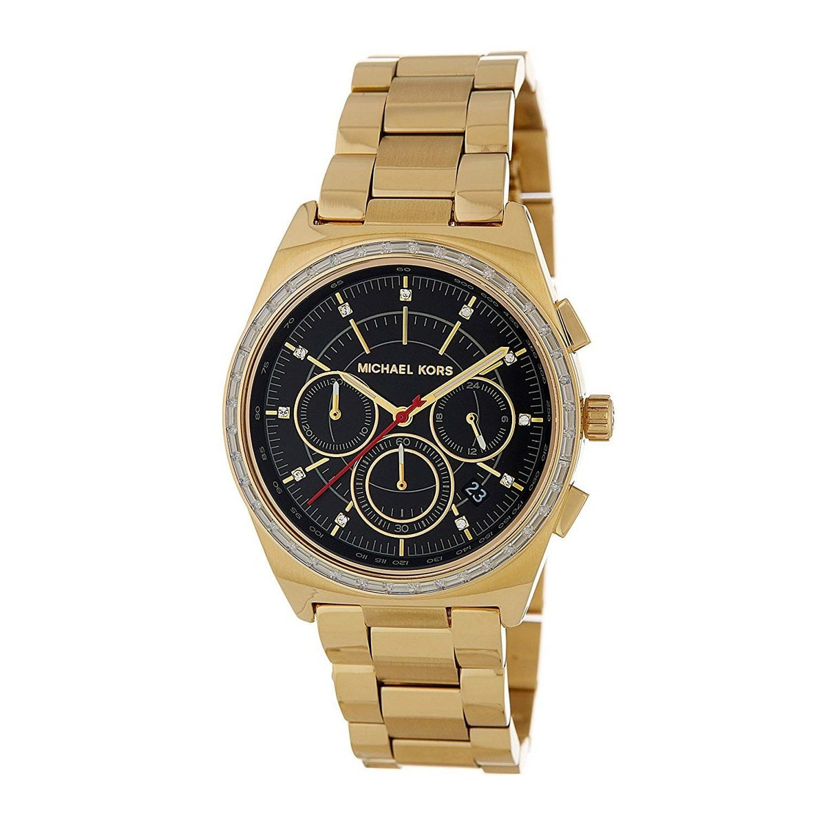Michael Kors Women&#39;s MK6446 Vail Chronograph Gold-Tone Stainless Steel Watch