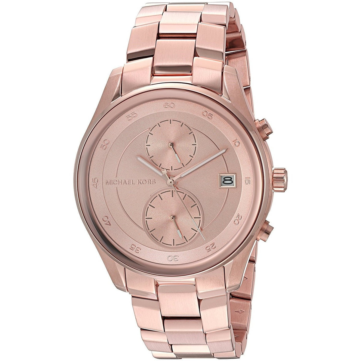 Michael Kors Women&#39;s MK6465 Briar Multi-Function Rose-Tone Stainless Steel Watch