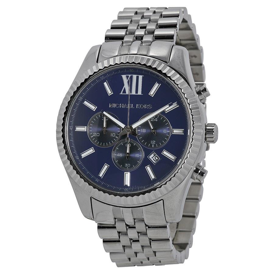 Michael Kors Men&#39;s MK8280 Lexington Chronograph Stainless Steel Watch
