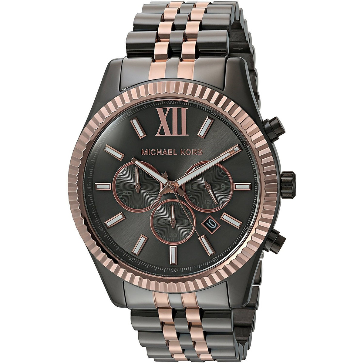 Michael Kors Men&#39;s MK8561 Lexington Chronograph Two-Tone Stainless Steel Watch