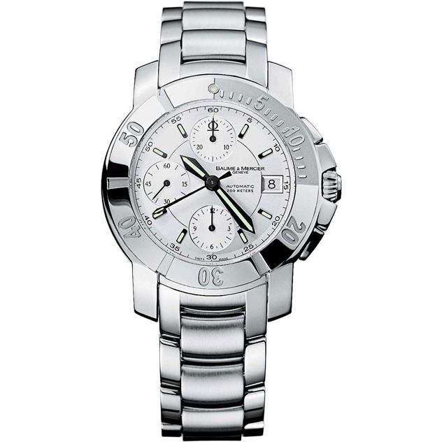 Baume &amp; Mercier Men&#39;s MOA08113 Capeland Chronograph Stainless Steel Watch
