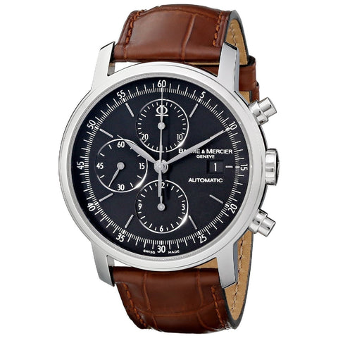 Baume & Mercier Men's MOA08589 Classima Executives Chronograph Automatic Brown Leather Watch