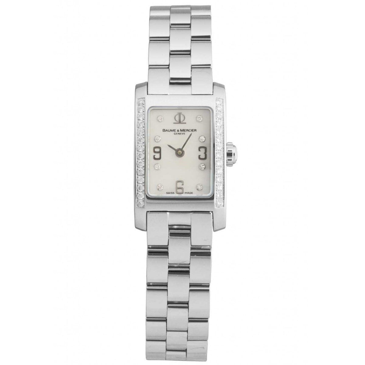 Baume &amp; mercier Women&#39;s MOA08681 Classic Diamond Stainless Steel Watch