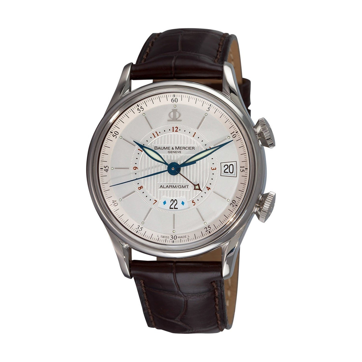Baume & Mercier Men's MOA08700 Classima Executives Brown Leather Watch