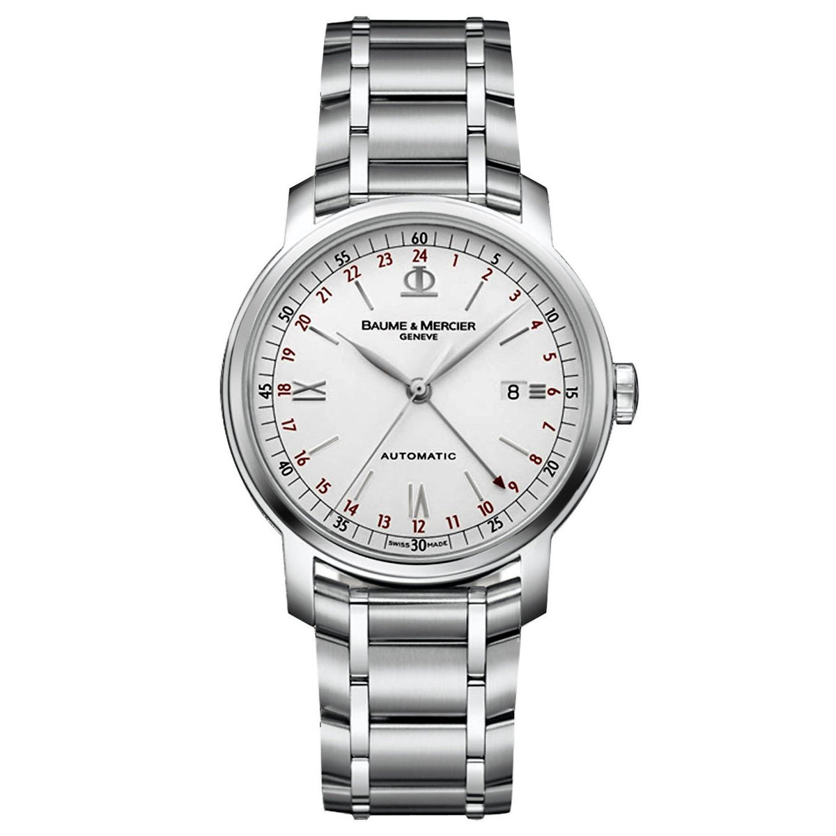 Baume &amp; Mercier Men&#39;s MOA08734 Classima Executives Automatic Stainless Steel Watch