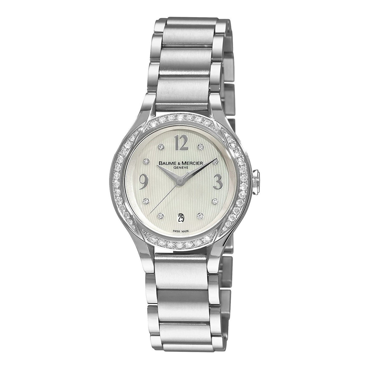 Baume &amp; Mercier Women&#39;s MOA08772 Ilea Diamond Stainless Steel Watch
