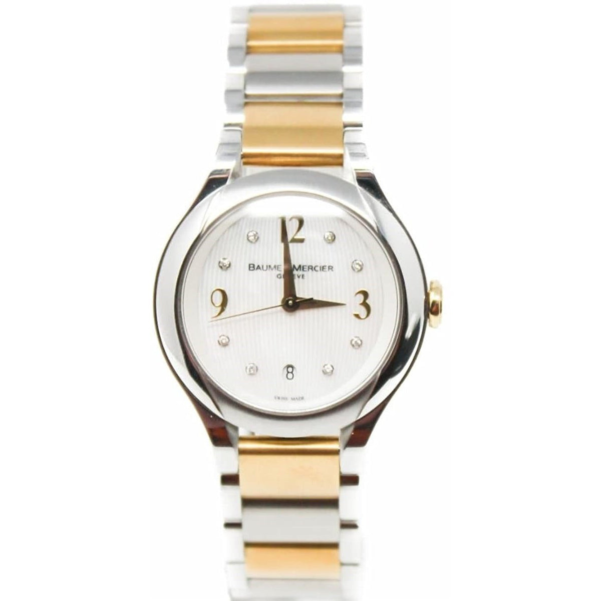 Baume &amp; Mercier Women&#39;s MOA08774 Ilea Two-Tone 18kt Gold and Stainless Steel Watch