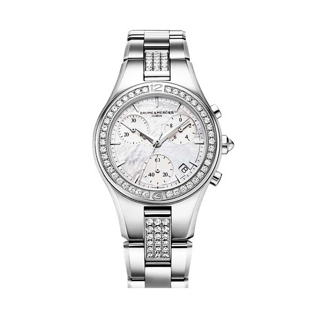 Baume & Mercier Women's MOA10017 Linea Chronograph Stainless Steel Watch