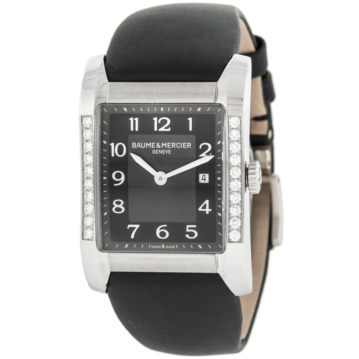 Baume & Mercier Women's MOA10022 Hampton Black Fabric/Canvas Watch