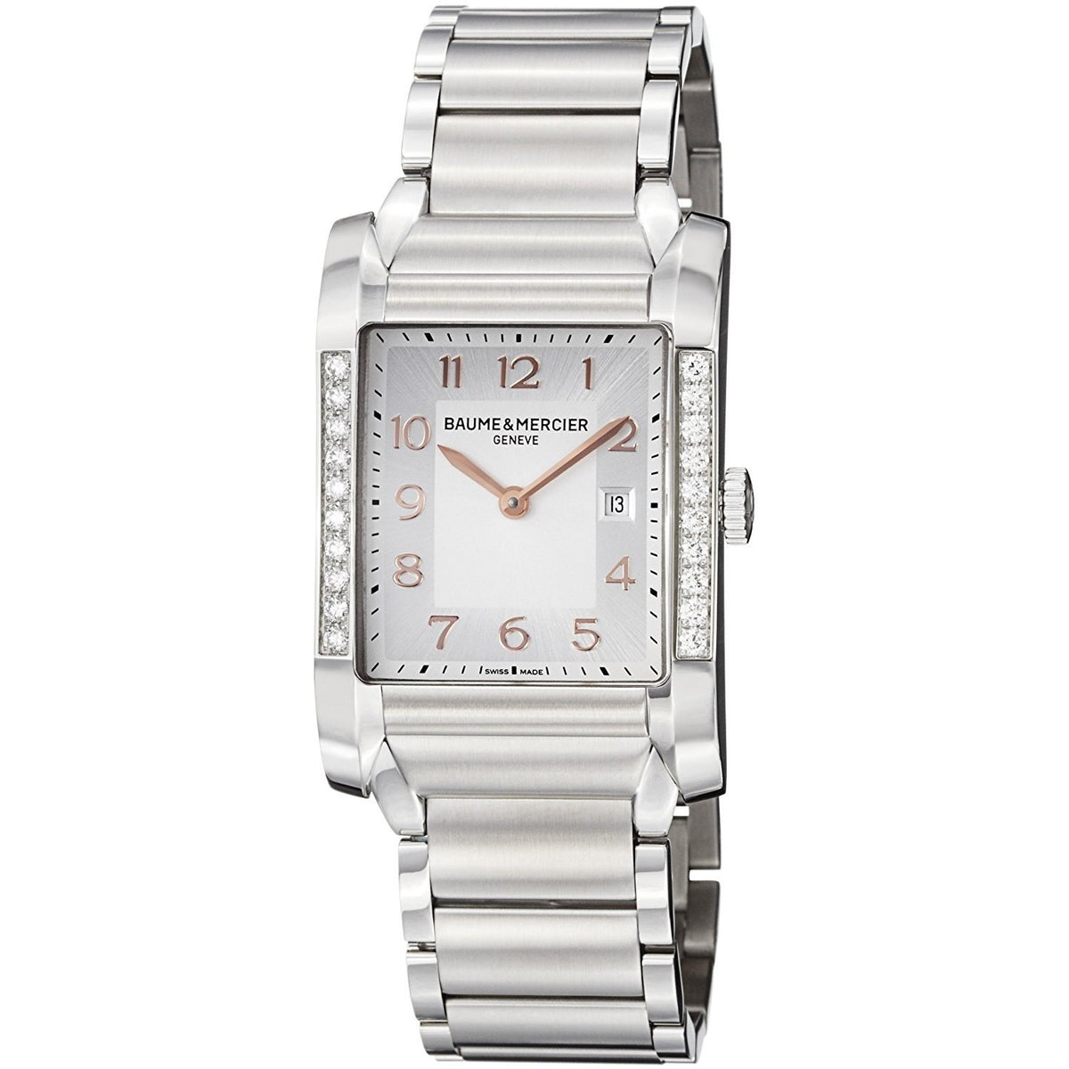 Baume &amp; Mercier Women&#39;s MOA10023 Hampton Diamond Stainless Steel Watch